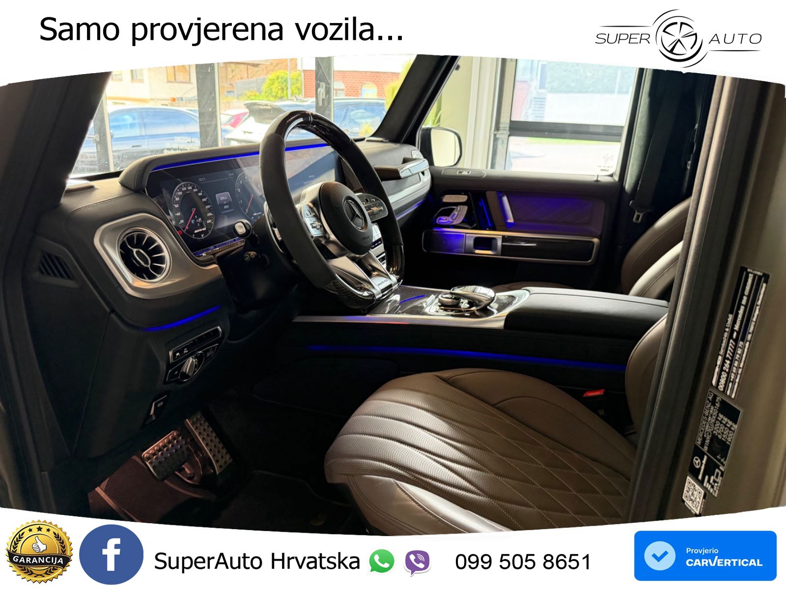 Mercedes AMG G 63 Long V8 (585 KS) 4MATIC 9G-TRONIC AMG SPEEDSHIFT TCT LED+GR SJED+ACC