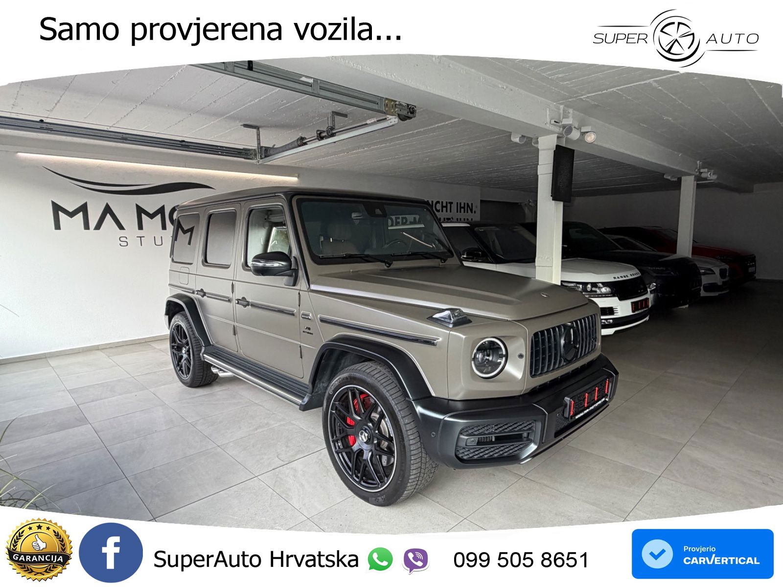 Mercedes AMG G 63 Long V8 (585 KS) 4MATIC 9G-TRONIC AMG SPEEDSHIFT TCT LED+GR SJED+ACC