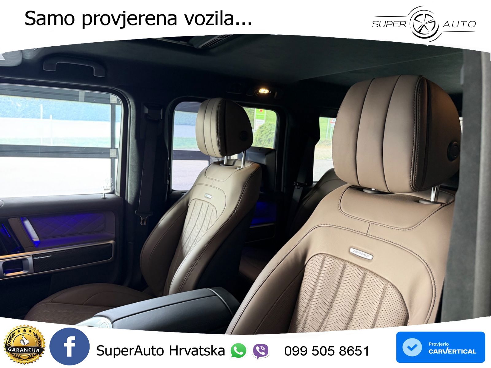 Mercedes AMG G 63 Long V8 (585 KS) 4MATIC 9G-TRONIC AMG SPEEDSHIFT TCT LED+GR SJED+ACC