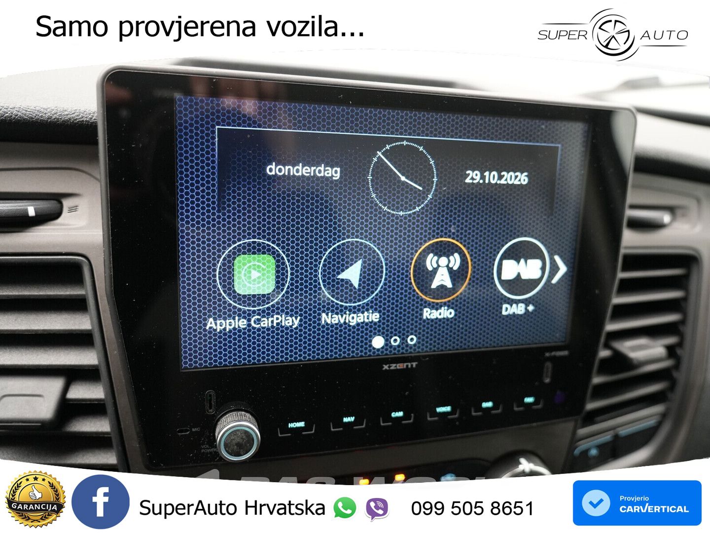 Ford Transit 130pk L4H3 Airco Cruise Navi Carplay Cam 131 KS
