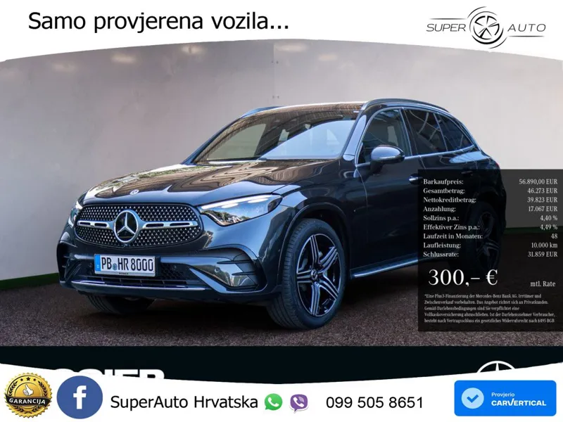 Mercedes GLC 220d (197 KS) 4MATIC 9G-TRONIC AMG LED+GR SJED+ACC