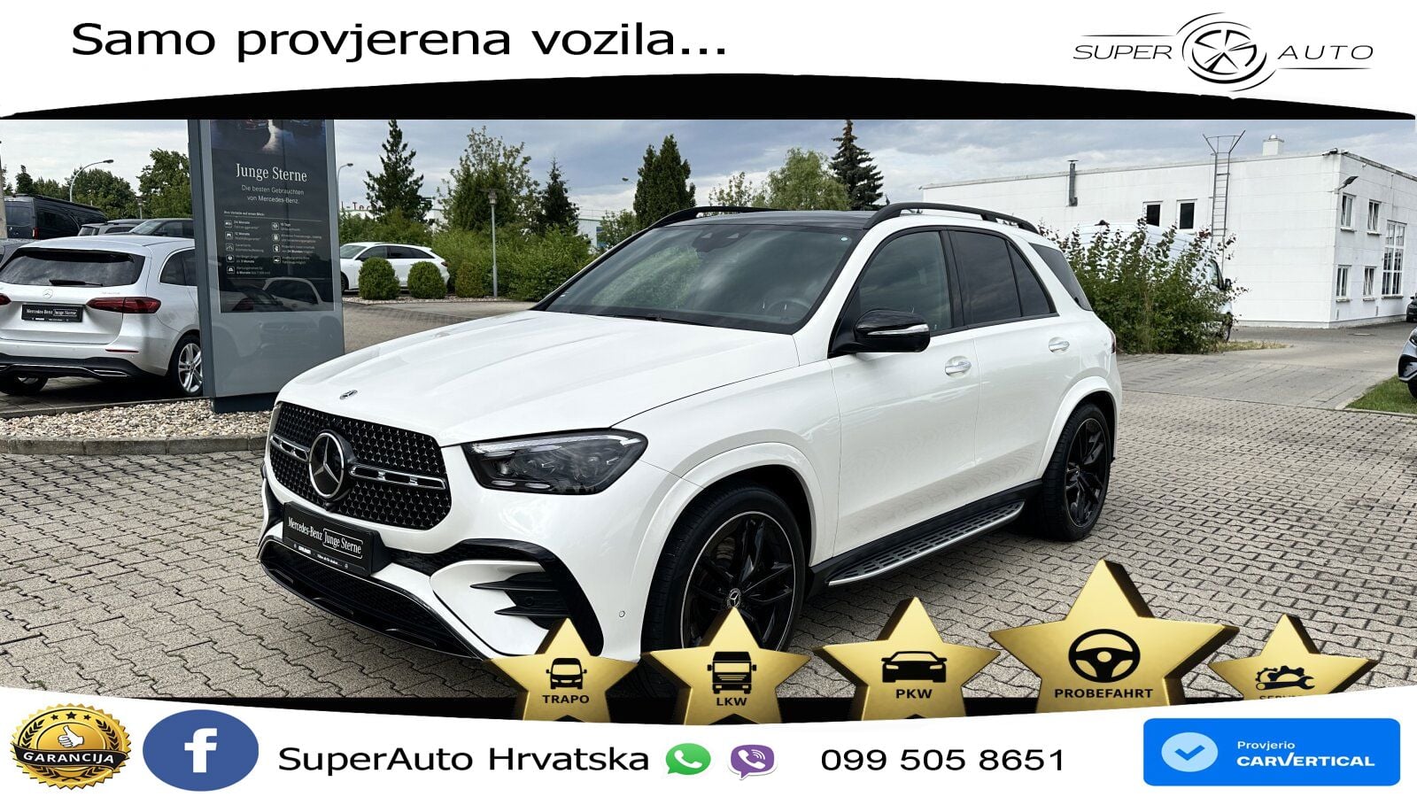 Mercedes GLE 450d (367 KS) EQ Boost 4MATIC 9G-TRONIC AMG ZRAČNI+ACC+GR SJED+KAM+PANO