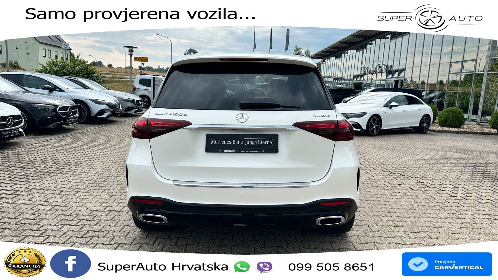 Mercedes GLE 450d (367 KS) EQ Boost 4MATIC 9G-TRONIC AMG ZRAČNI+ACC+GR SJED+KAM+PANO