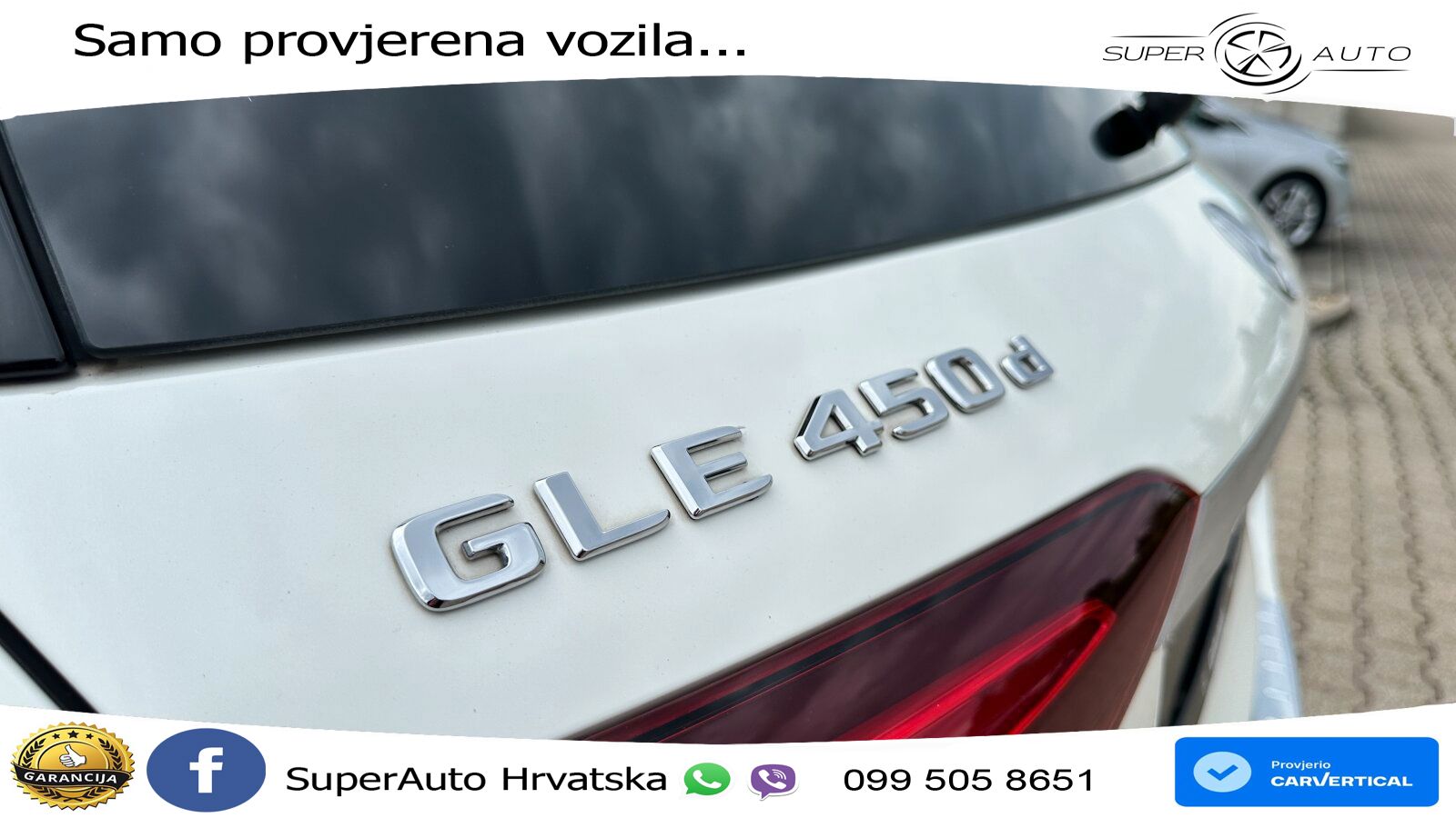 Mercedes GLE 450d (367 KS) EQ Boost 4MATIC 9G-TRONIC AMG ZRAČNI+ACC+GR SJED+KAM+PANO