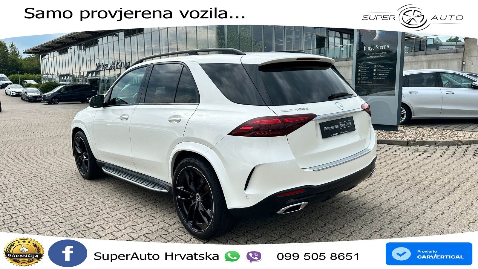 Mercedes GLE 450d (367 KS) EQ Boost 4MATIC 9G-TRONIC AMG ZRAČNI+ACC+GR SJED+KAM+PANO