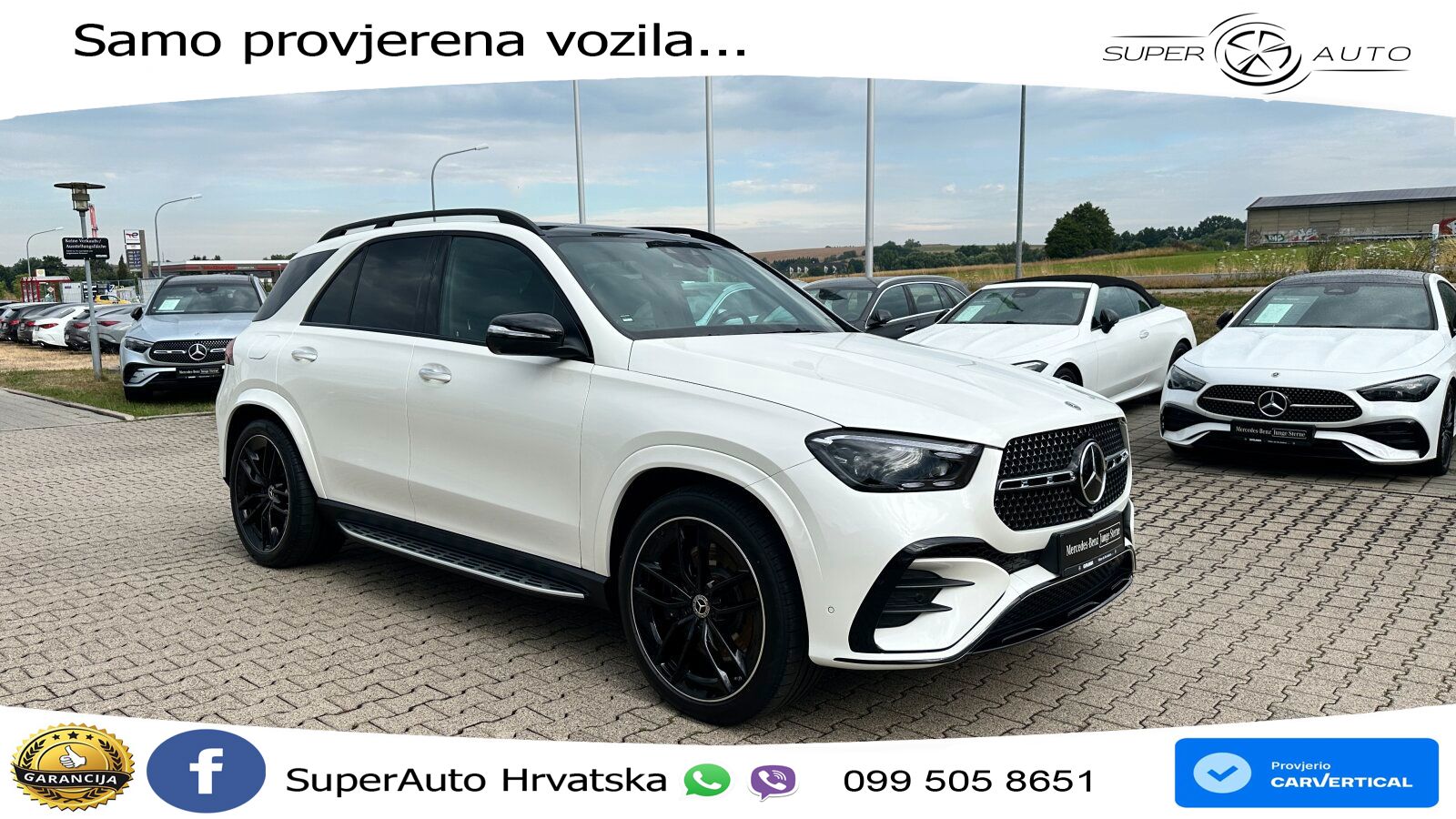 Mercedes GLE 450d (367 KS) EQ Boost 4MATIC 9G-TRONIC AMG ZRAČNI+ACC+GR SJED+KAM+PANO