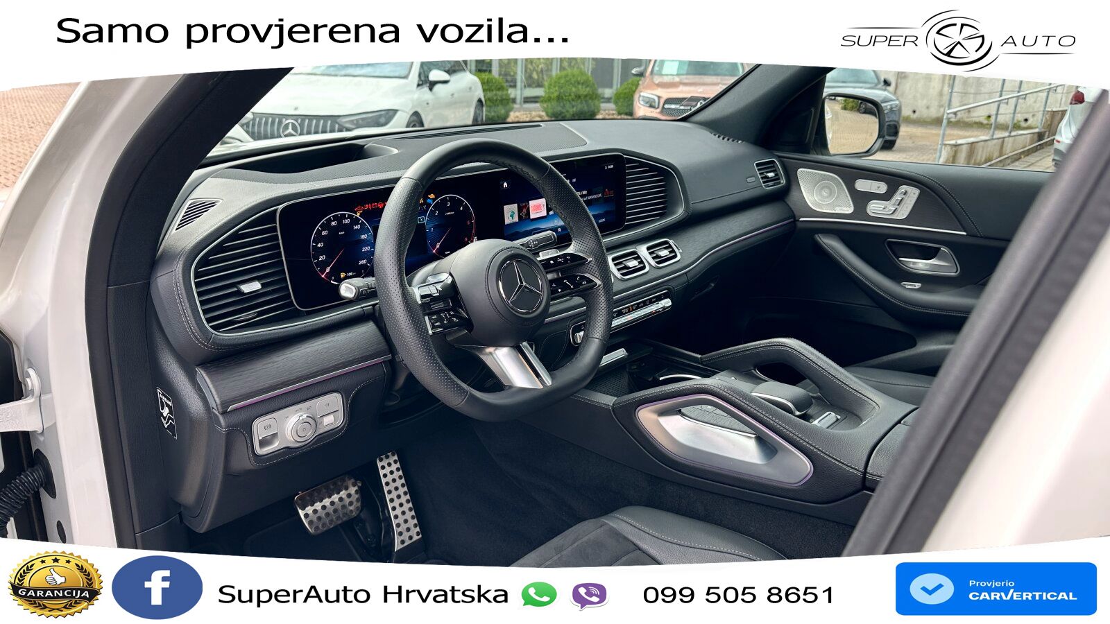 Mercedes GLE 450d (367 KS) EQ Boost 4MATIC 9G-TRONIC AMG ZRAČNI+ACC+GR SJED+KAM+PANO