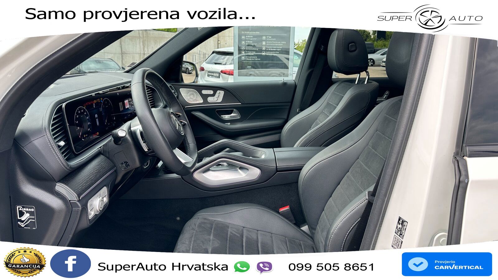 Mercedes GLE 450d (367 KS) EQ Boost 4MATIC 9G-TRONIC AMG ZRAČNI+ACC+GR SJED+KAM+PANO