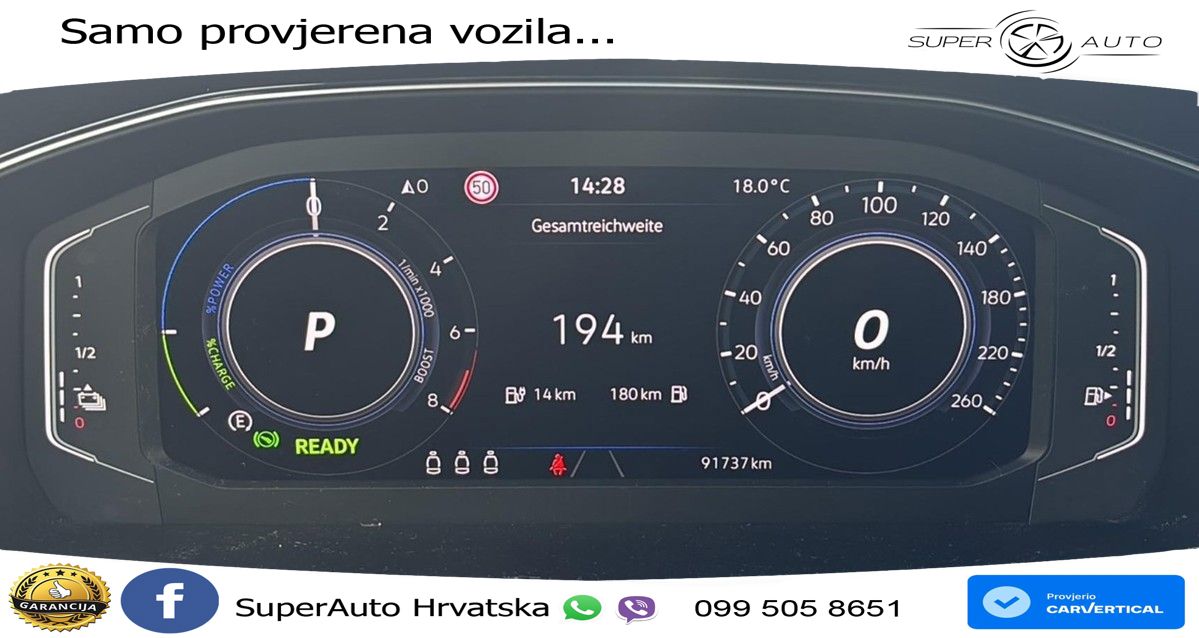 Volkswagen Passat Variant GTE 1.4 TSI (218 KS) DSG MATRIX+GR SJED+KAM