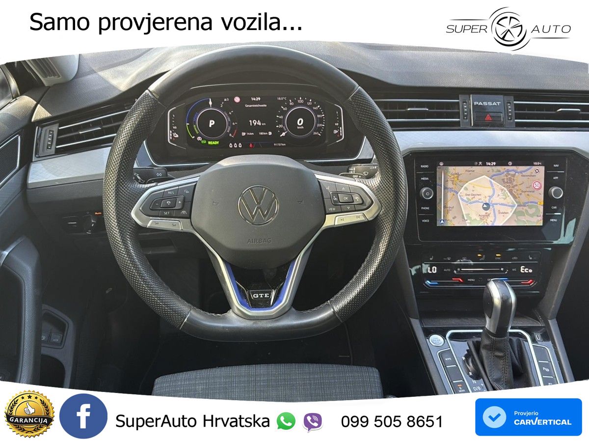 Volkswagen Passat Variant GTE 1.4 TSI (218 KS) DSG MATRIX+GR SJED+KAM