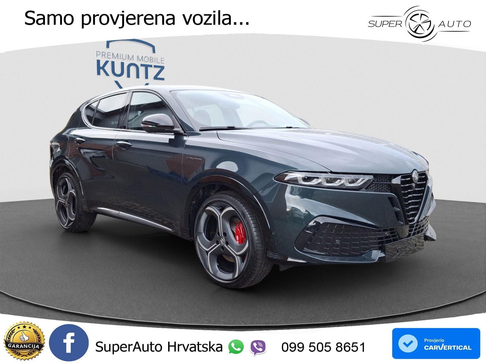 Alfa Romeo Tonale 1.5 VGT (160 KS) 48V-Hybrid TCT LED+GR SJED+ACC