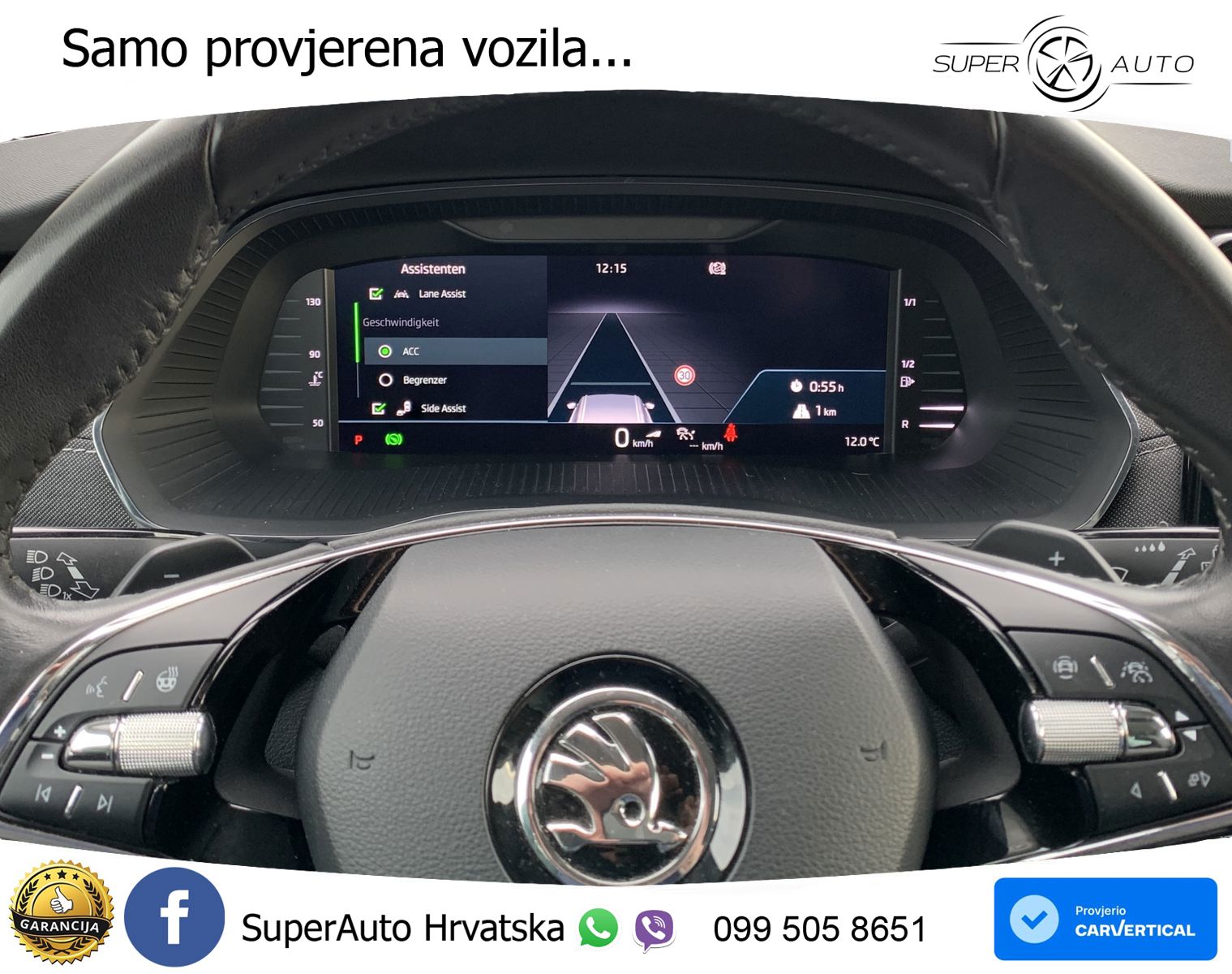 Škoda Octavia Combi 2.0 TDI (150 KS) DSG LED+GR SJED+ACC