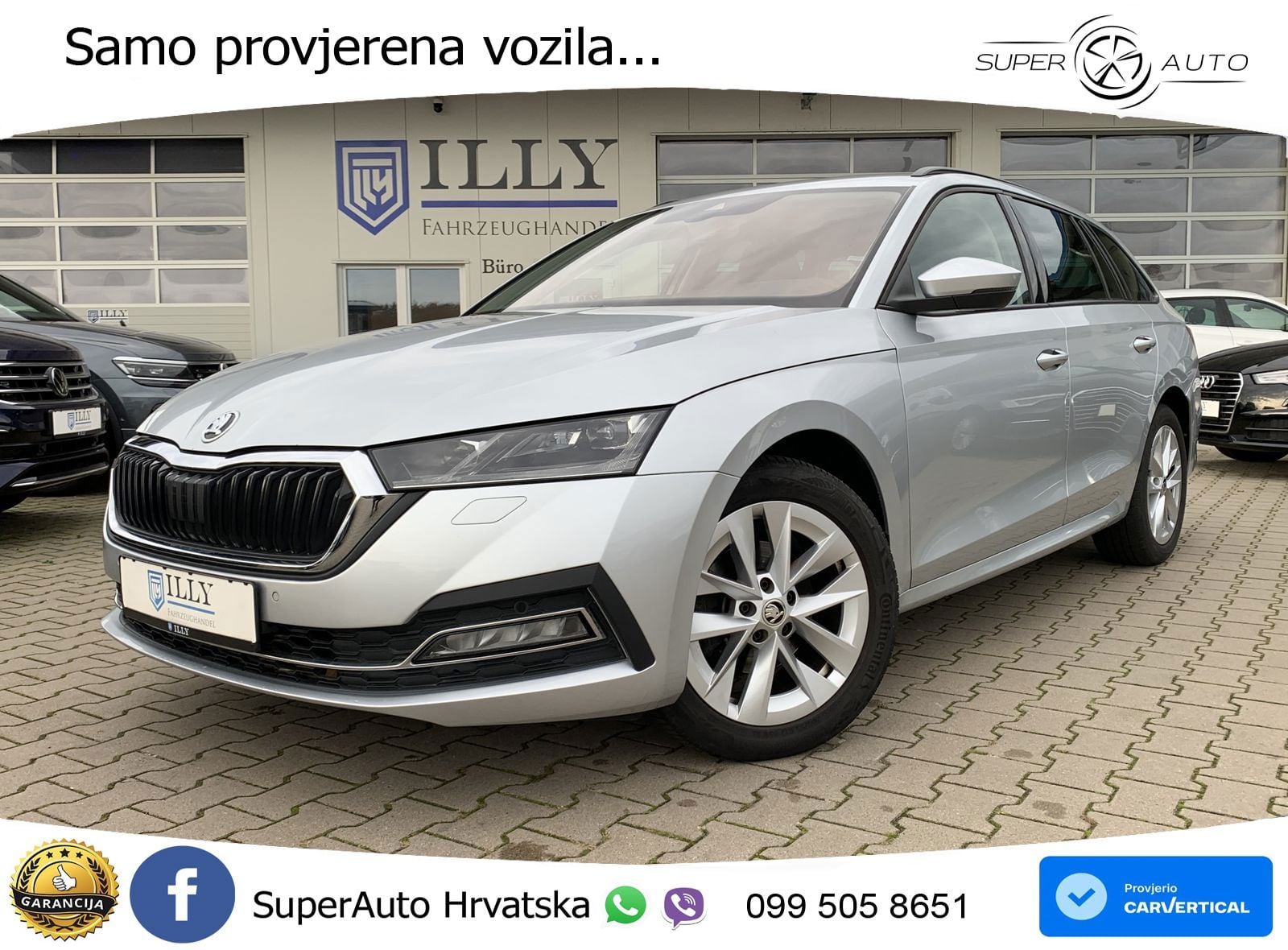 Škoda Octavia Combi 2.0 TDI (150 KS) DSG LED+GR SJED+ACC