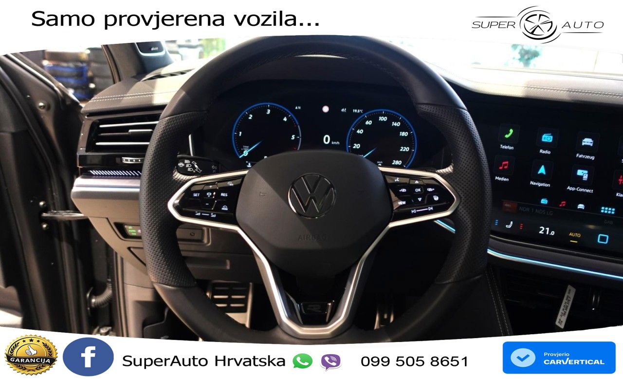 Volkswagen Touareg 3.0 V6 TDI (286 KS) 4MOTION Tiptronic ZRAČNI+ACC+GR SJED+KAM+PANO