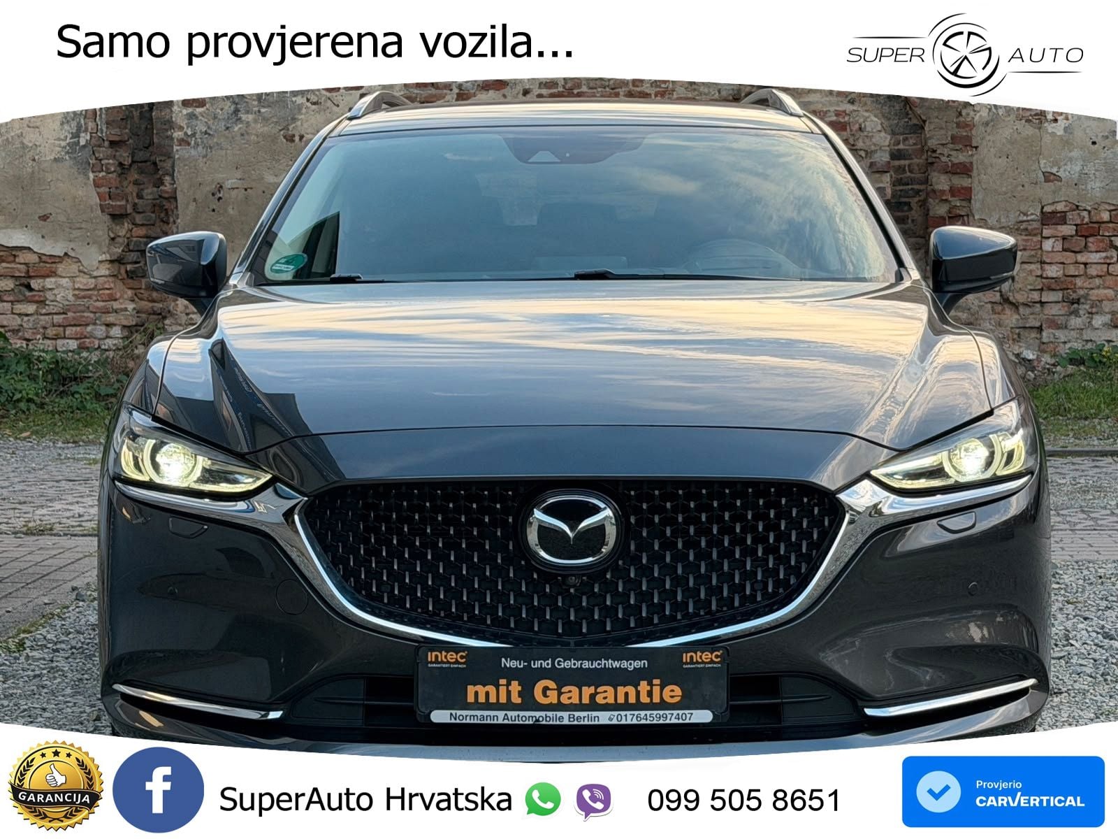 Mazda 6 Sport Combi 2.5 SKYACTIV-G (194 KS) SKYACTIV-Drive LED+GR SJED+ACC
