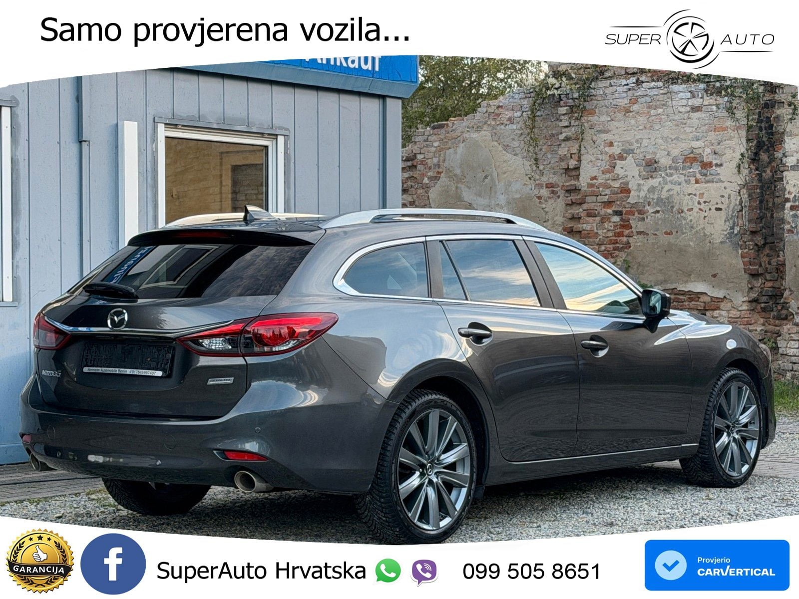 Mazda 6 Sport Combi 2.5 SKYACTIV-G (194 KS) SKYACTIV-Drive LED+GR SJED+ACC
