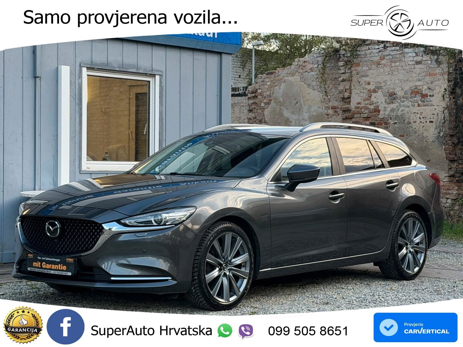 Mazda 6 Sport Combi 2.5 SKYACTIV-G (194 KS) SKYACTIV-Drive LED+GR SJED+ACC