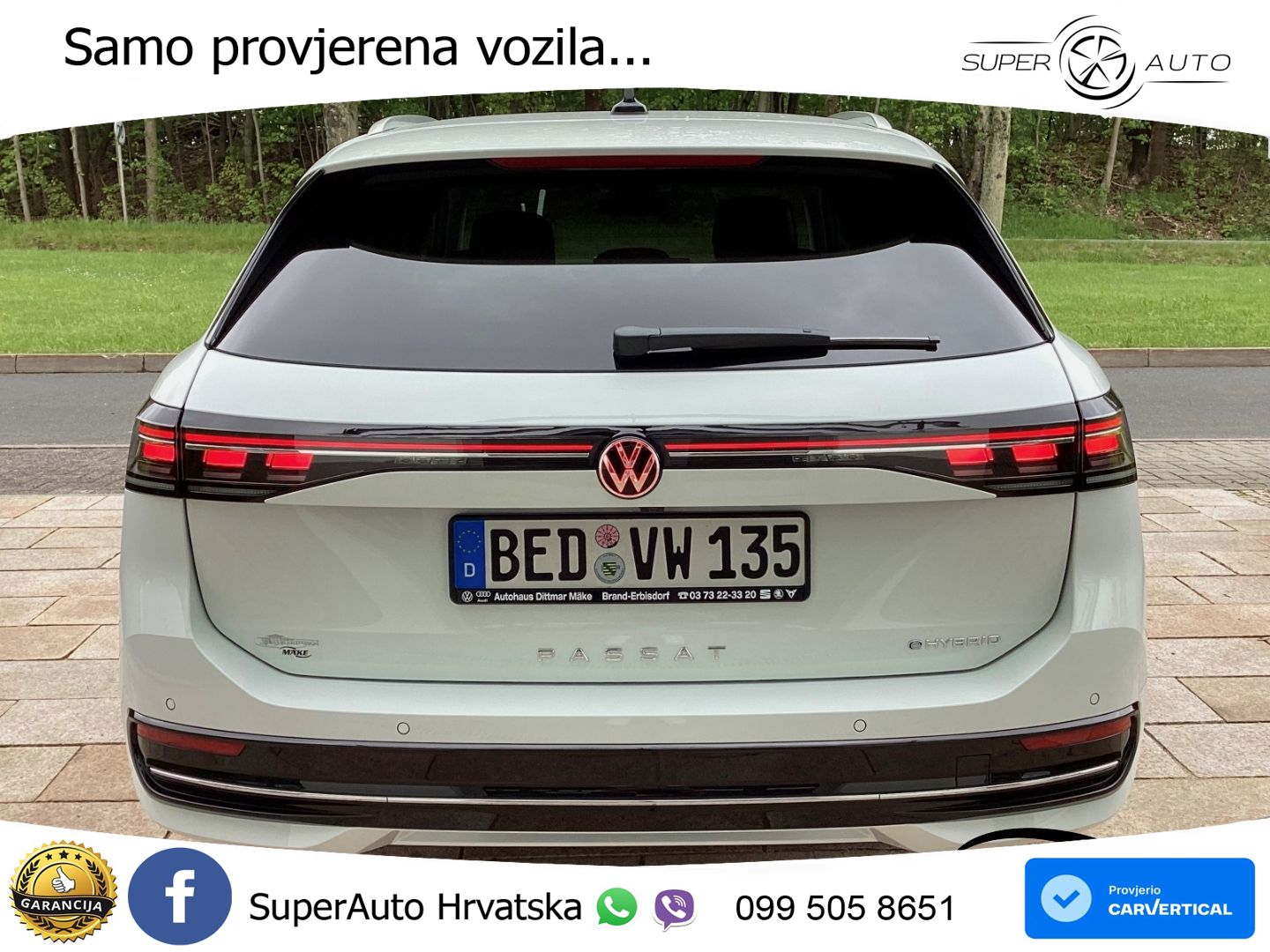 Volkswagen Passat Variant 1.5 TSI (204 KS) eHybrid DSG Elegance LED+GR SJED+ACC