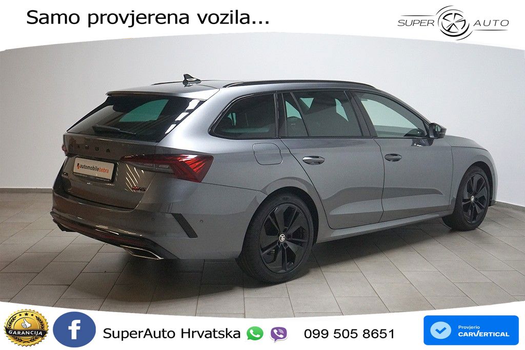Škoda Octavia Combi RS 2.0 TDI (200 KS) DSG LED+GR SJED+ACC