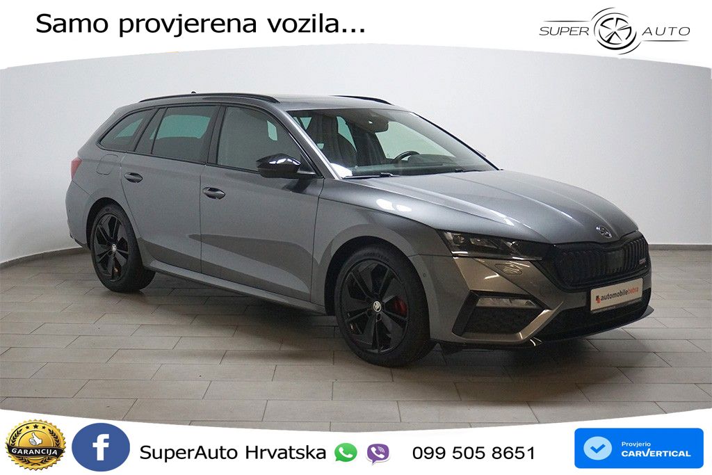 Škoda Octavia Combi RS 2.0 TDI (200 KS) DSG LED+GR SJED+ACC
