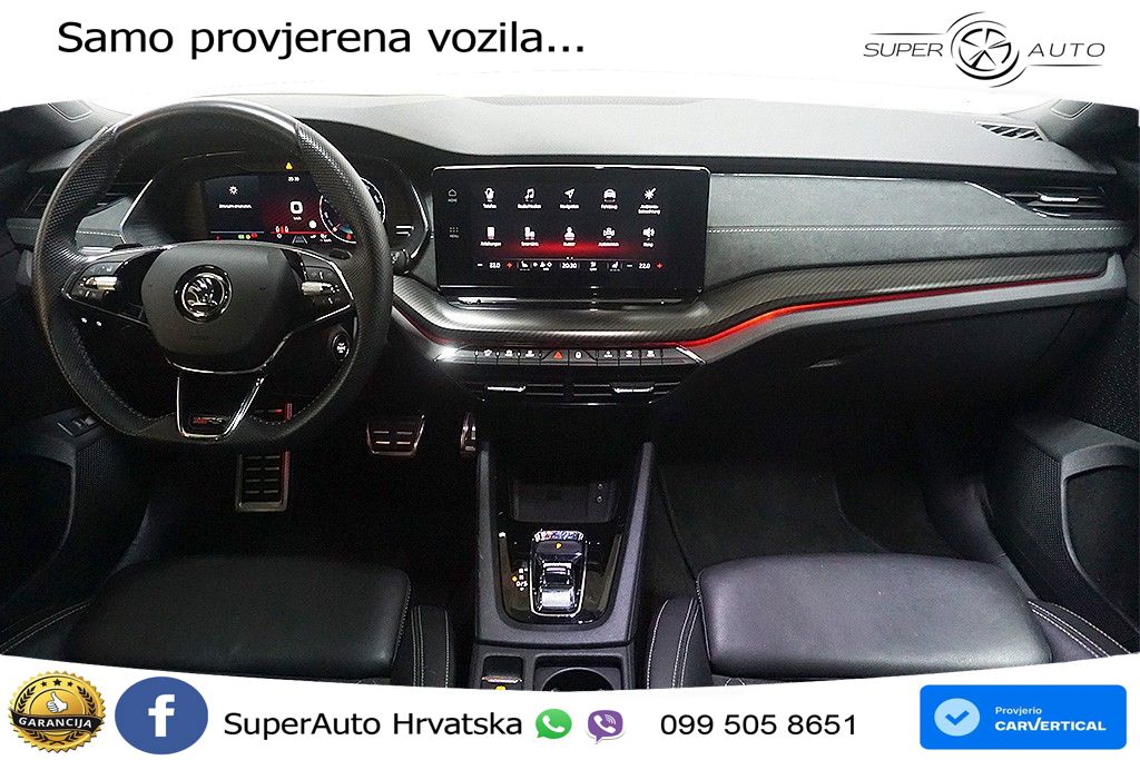 Škoda Octavia Combi RS 2.0 TDI (200 KS) DSG LED+GR SJED+ACC