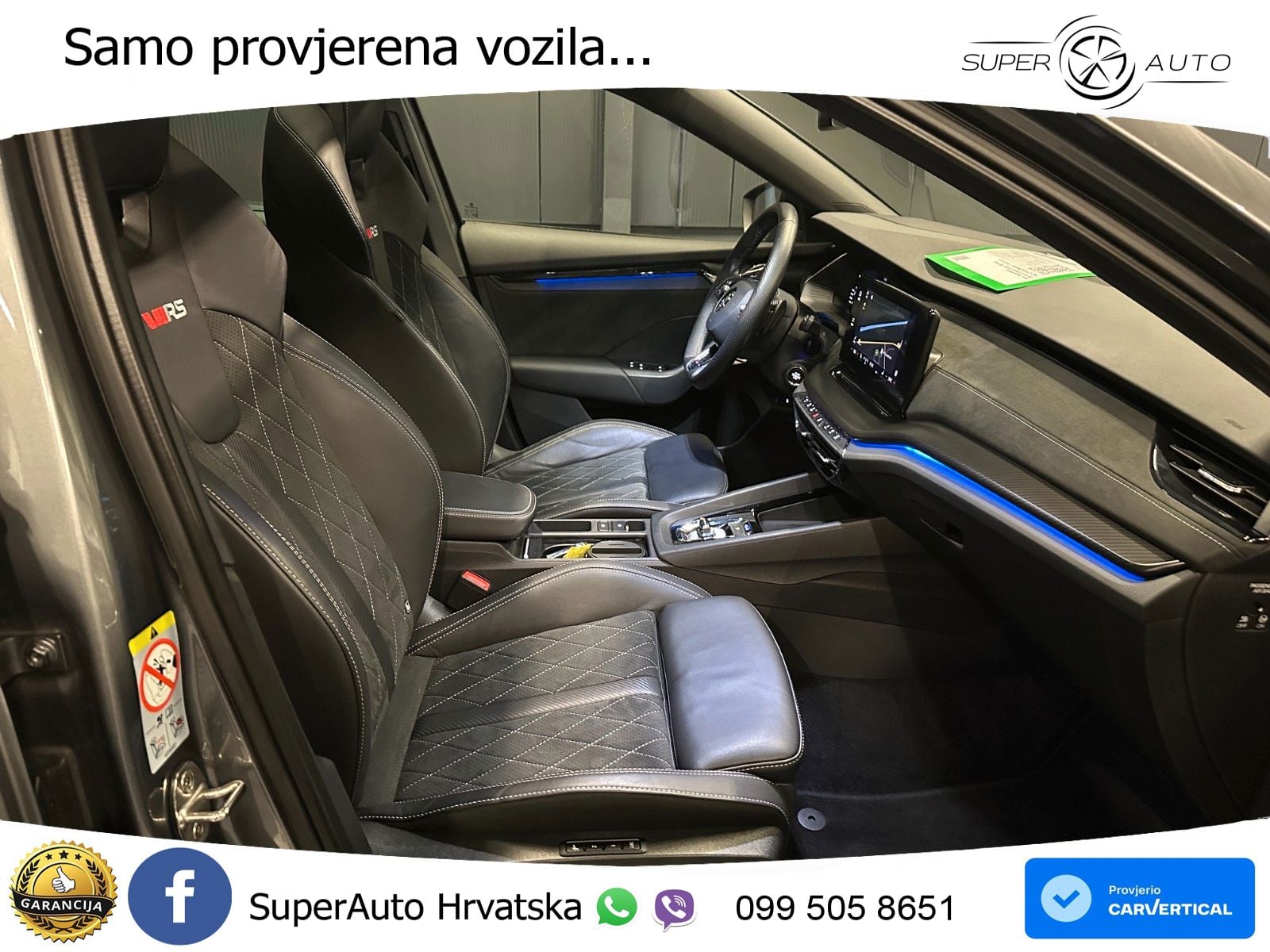 Škoda Octavia Combi RS 2.0 TDI (200 KS) 4x4 DSG LED+GR SJED+ACC