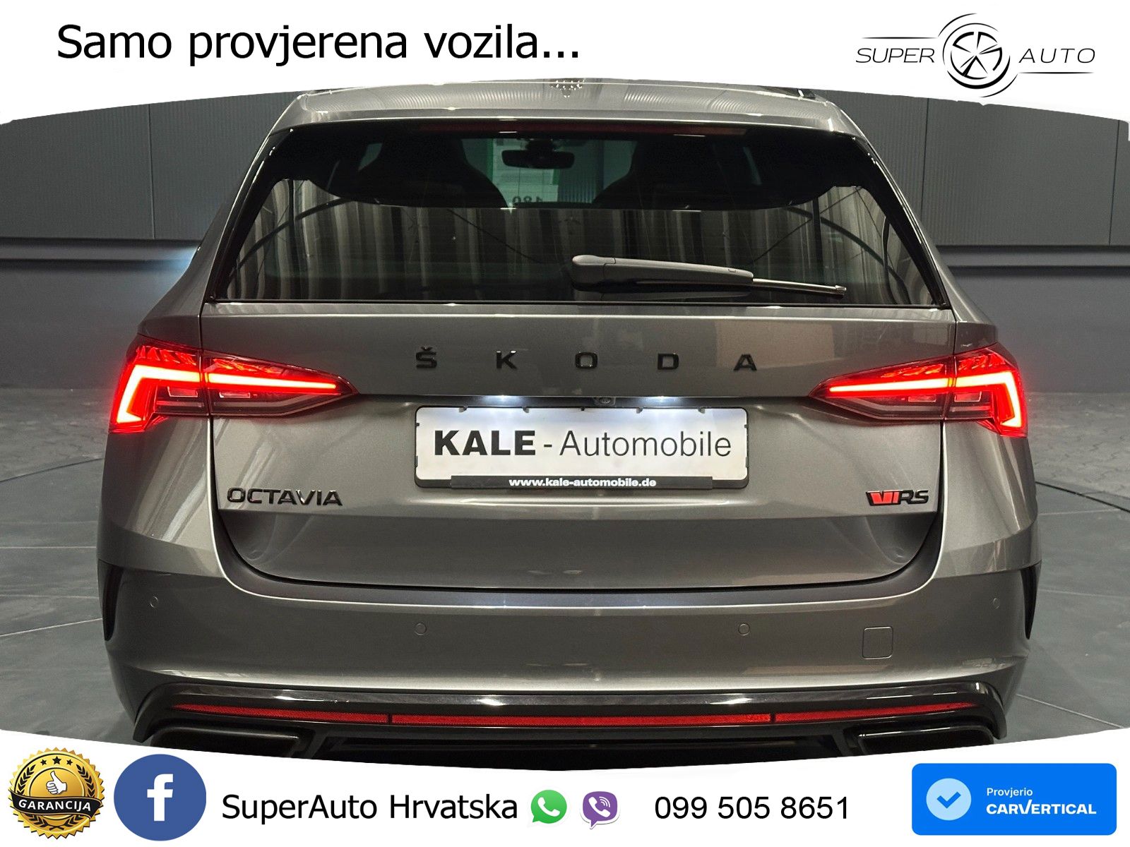Škoda Octavia Combi RS 2.0 TDI (200 KS) 4x4 DSG LED+GR SJED+ACC