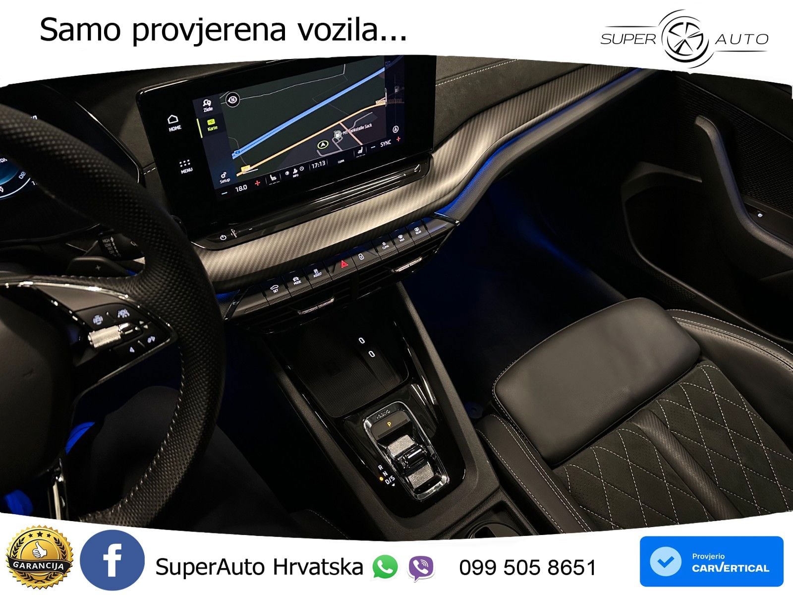 Škoda Octavia Combi RS 2.0 TDI (200 KS) 4x4 DSG LED+GR SJED+ACC