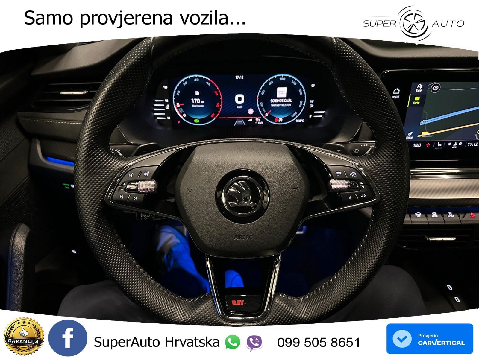 Škoda Octavia Combi RS 2.0 TDI (200 KS) 4x4 DSG LED+GR SJED+ACC