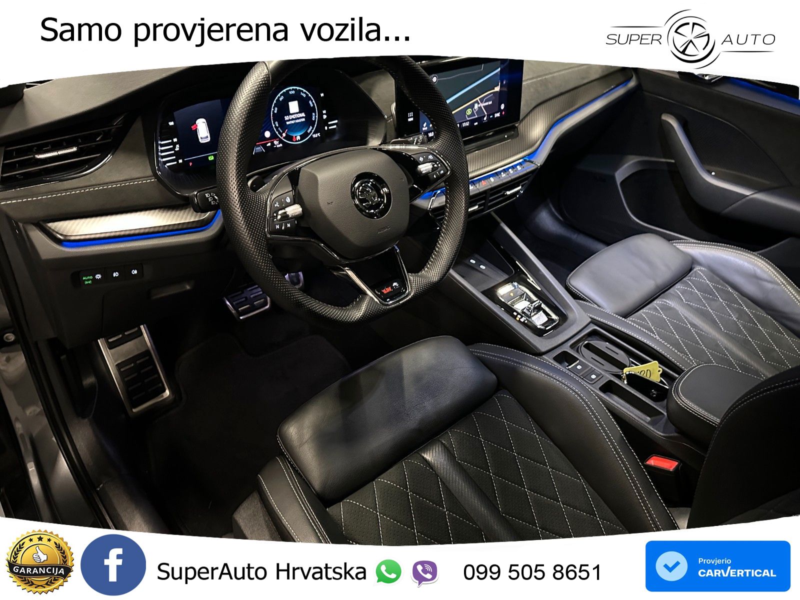 Škoda Octavia Combi RS 2.0 TDI (200 KS) 4x4 DSG LED+GR SJED+ACC