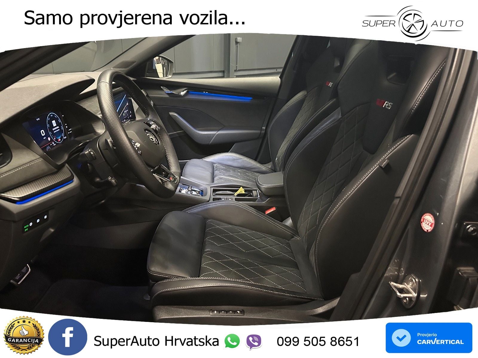 Škoda Octavia Combi RS 2.0 TDI (200 KS) 4x4 DSG LED+GR SJED+ACC