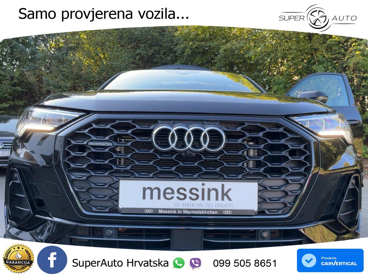 Audi Q3 Sportback 45 TFSI (245 KS) quattro S tronic S line MATRIX+GR SJED+KAM
