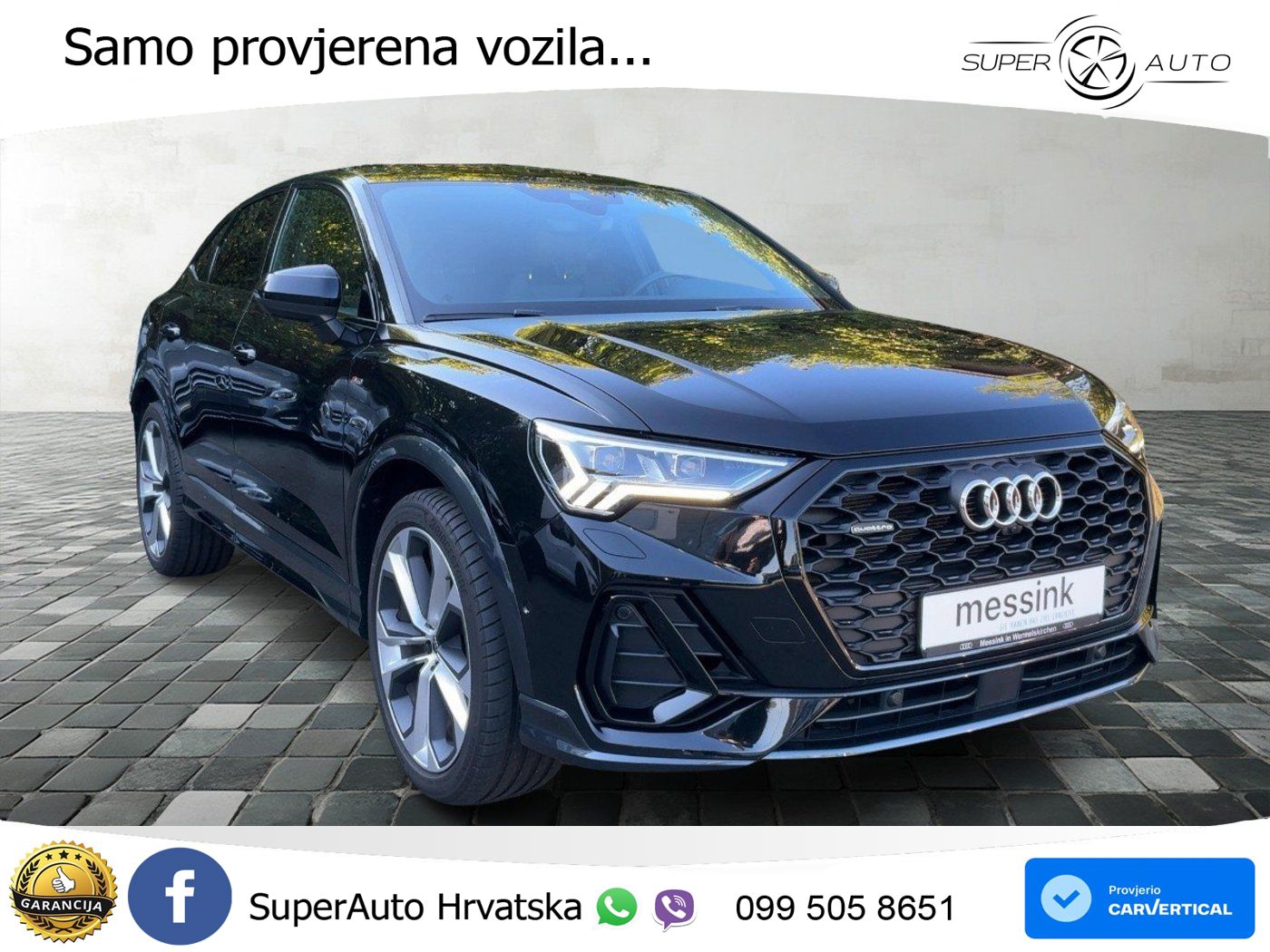 Audi Q3 Sportback 45 TFSI (245 KS) quattro S tronic S line MATRIX+GR SJED+KAM