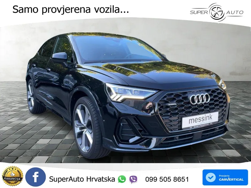 Audi Q3 Sportback 45 TFSI (245 KS) quattro S tronic S line MATRIX+GR SJED+KAM