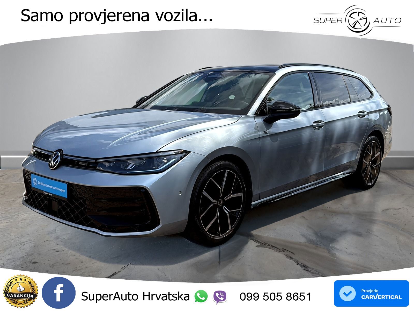 Volkswagen Passat Variant 2.0 TDI (193 KS) 4MOTION DSG R-Line LED+GR SJED+ACC
