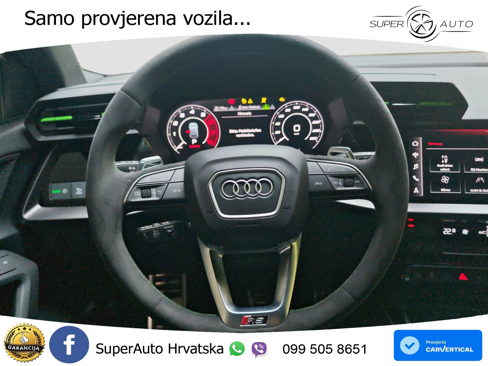 Audi RS3 Sedan 2.5 TFSI (400 KS) quattro S tronic MATRIX+GR SJED+KAM