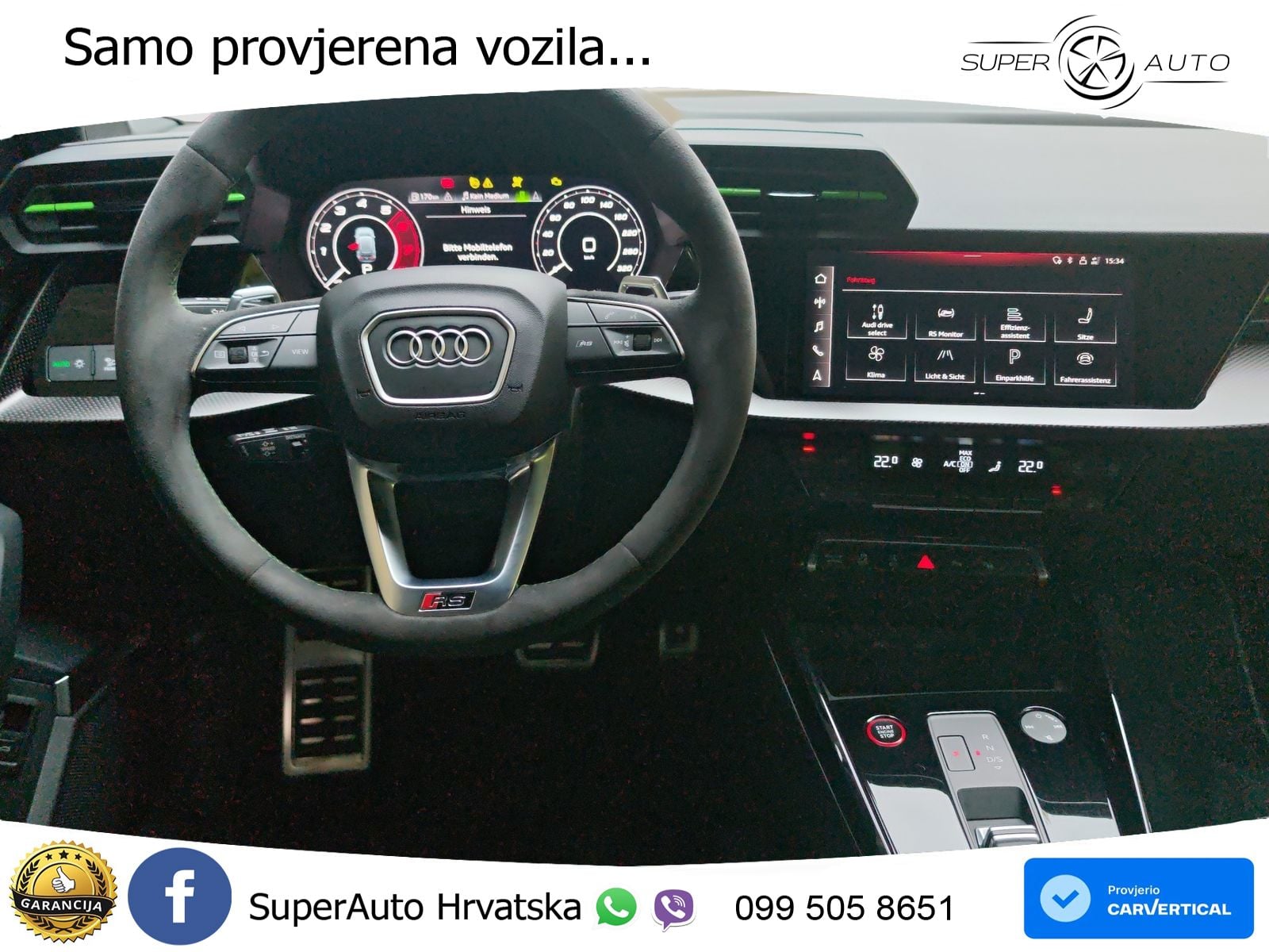 Audi RS3 Sedan 2.5 TFSI (400 KS) quattro S tronic MATRIX+GR SJED+KAM