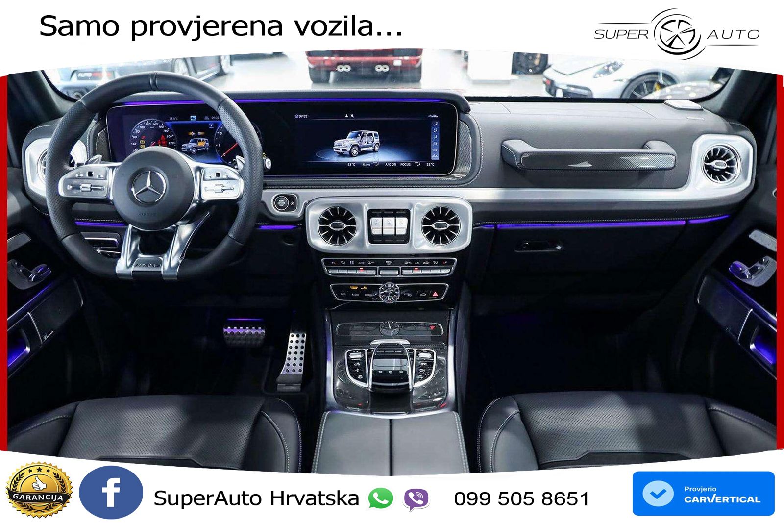 Mercedes AMG G 63 Long V8 (585 KS) 4MATIC 9G-TRONIC AMG SPEEDSHIFT TCT