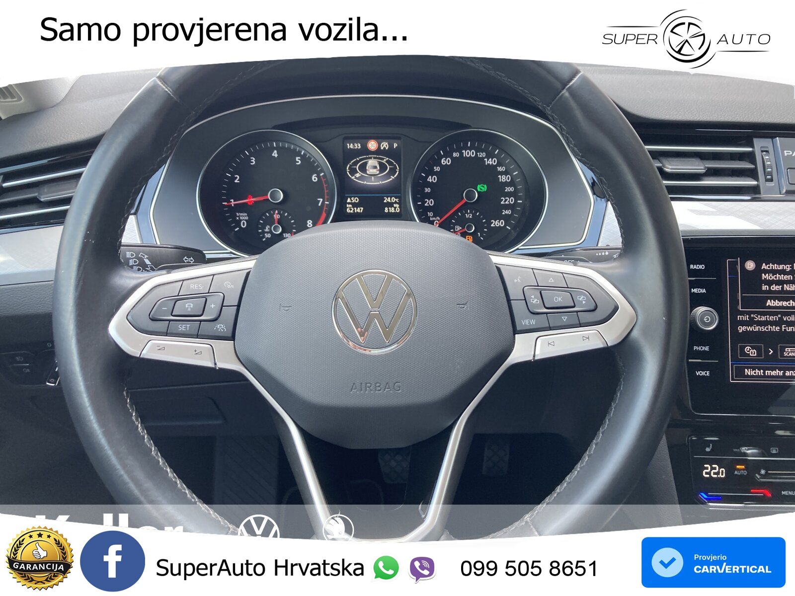 Volkswagen Passat Variant 2.0 TSI (190 KS) DSG Business LED+GR SJED+ACC