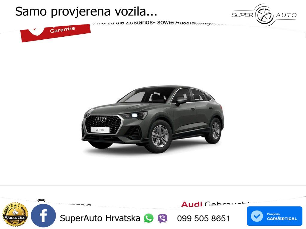 Audi Q3 Sportback 45 TFSIe (245 KS) S tronic
