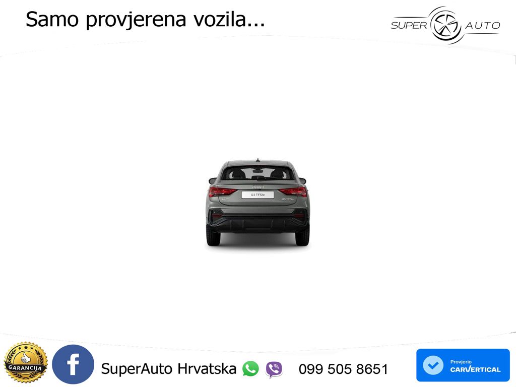 Audi Q3 Sportback 45 TFSIe (245 KS) S tronic