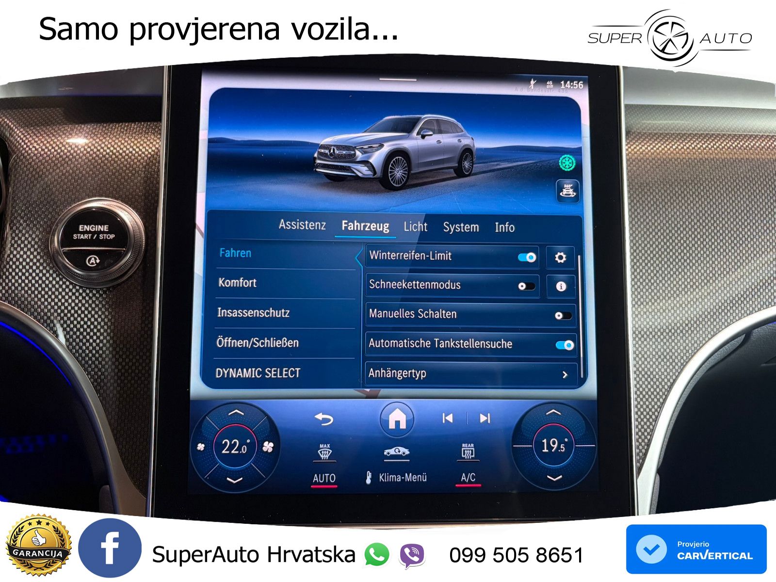 Mercedes GLC 220d (197 KS) 4MATIC 9G-TRONIC ZRAČNI+ACC+4xGR SJED+360