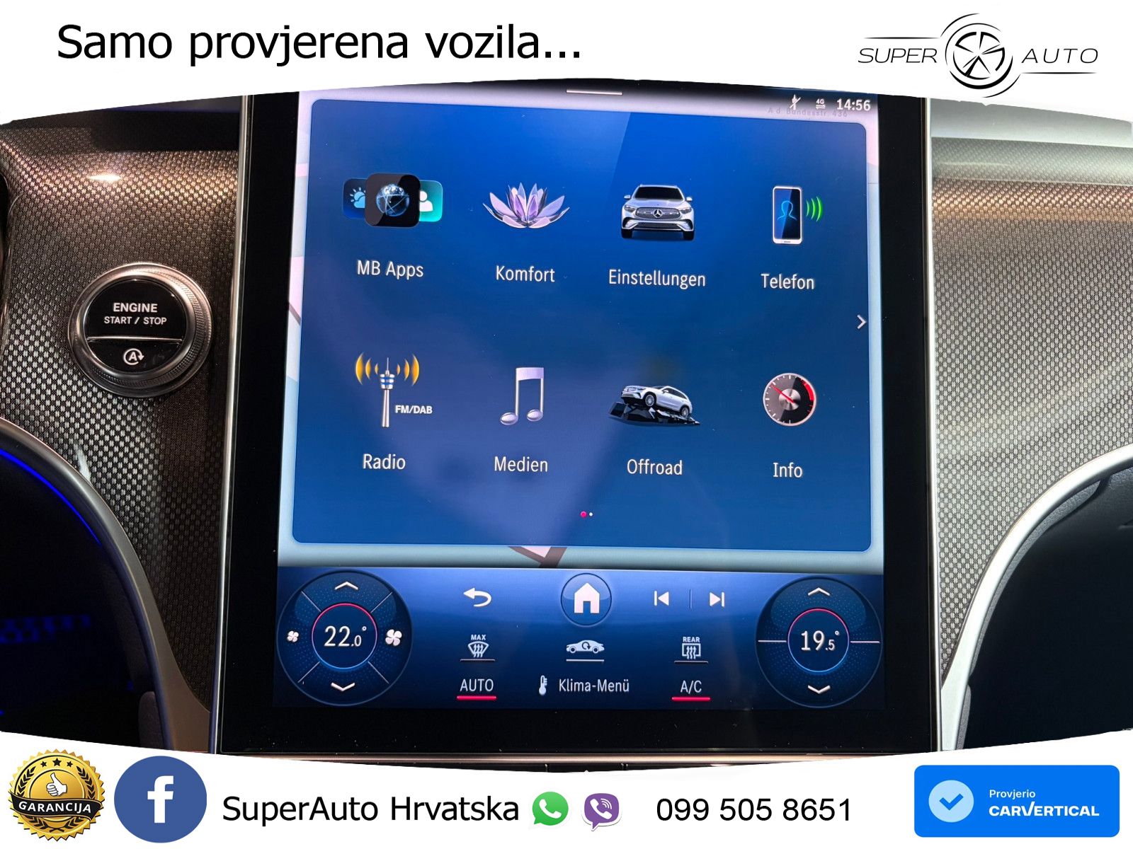 Mercedes GLC 220d (197 KS) 4MATIC 9G-TRONIC ZRAČNI+ACC+4xGR SJED+360