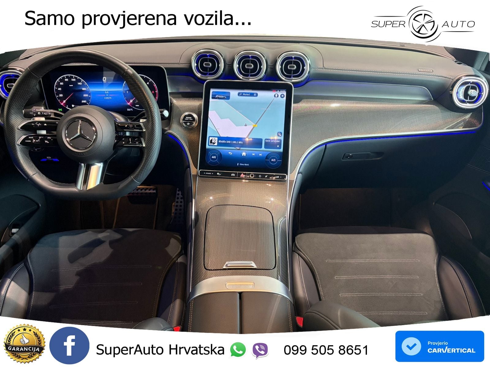 Mercedes GLC 220d (197 KS) 4MATIC 9G-TRONIC ZRAČNI+ACC+4xGR SJED+360