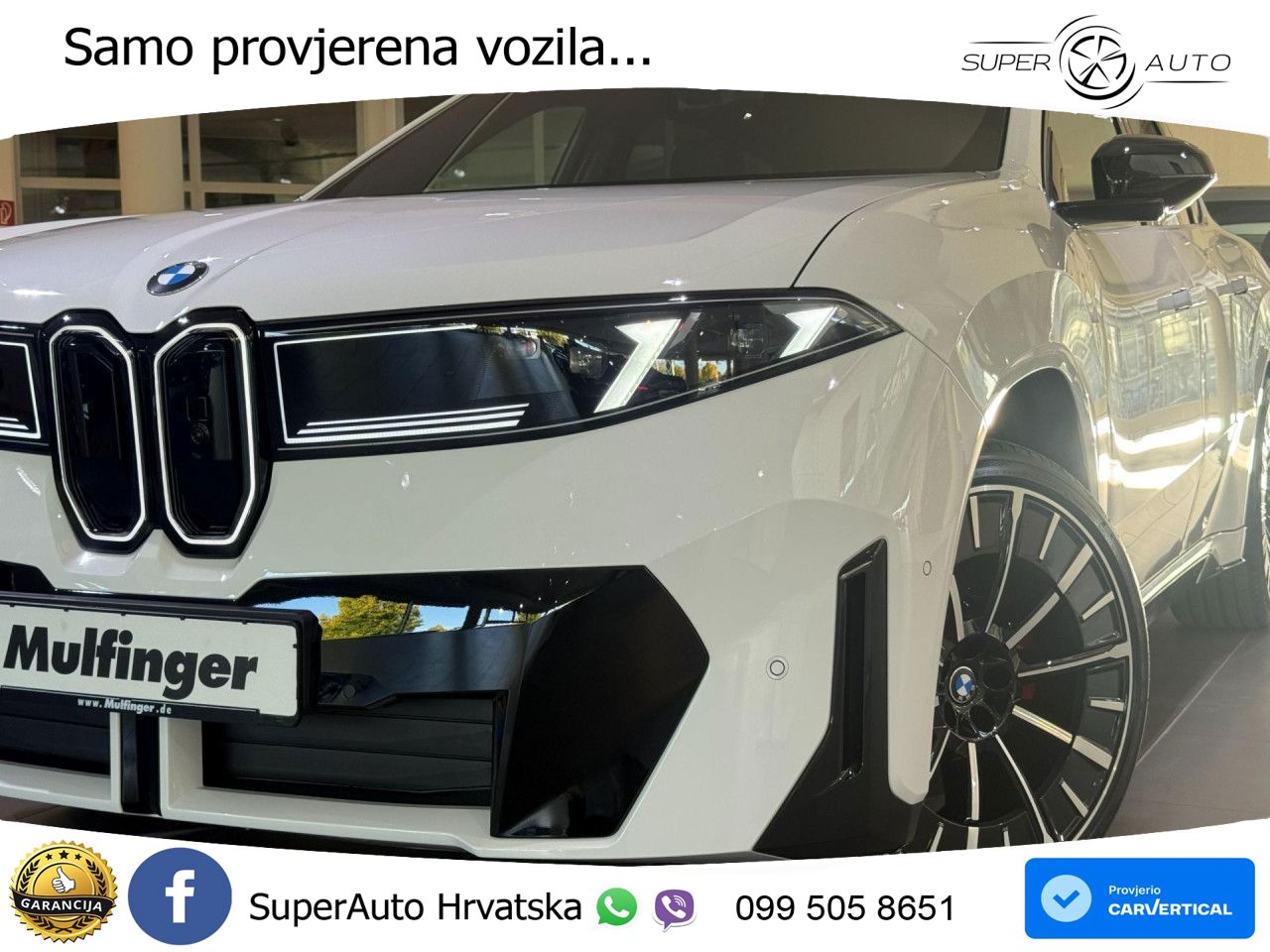 BMW iX3 40 82.6 kWh (320 KS) M Sport LED+GR SJED+ACC