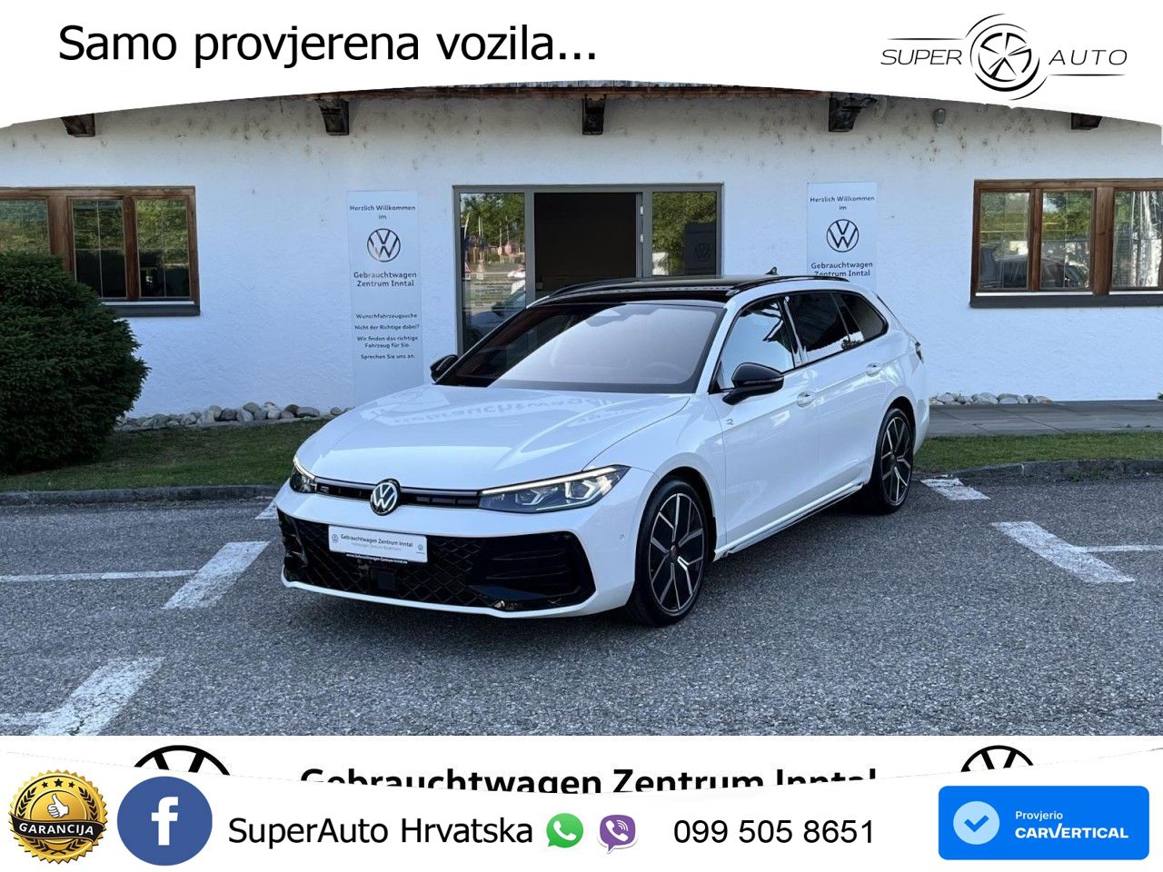 Volkswagen Passat Variant 2.0 TDI (193 KS) 4MOTION DSG R-Line LED+GR SJED+ACC