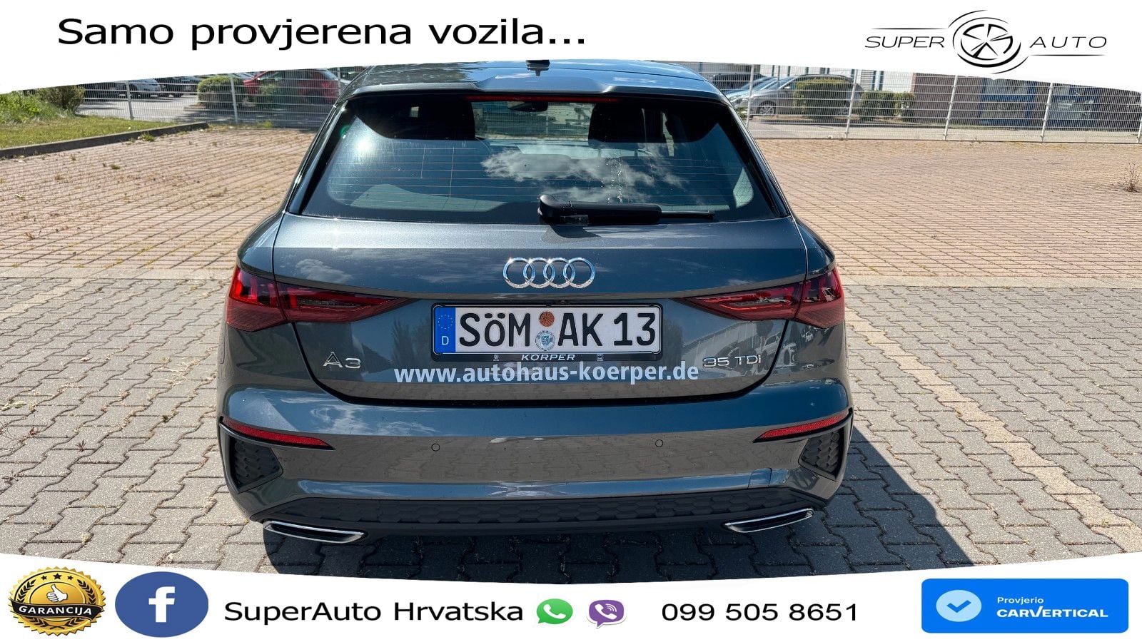 Audi A3 35 TDI (150 KS) S tronic S line