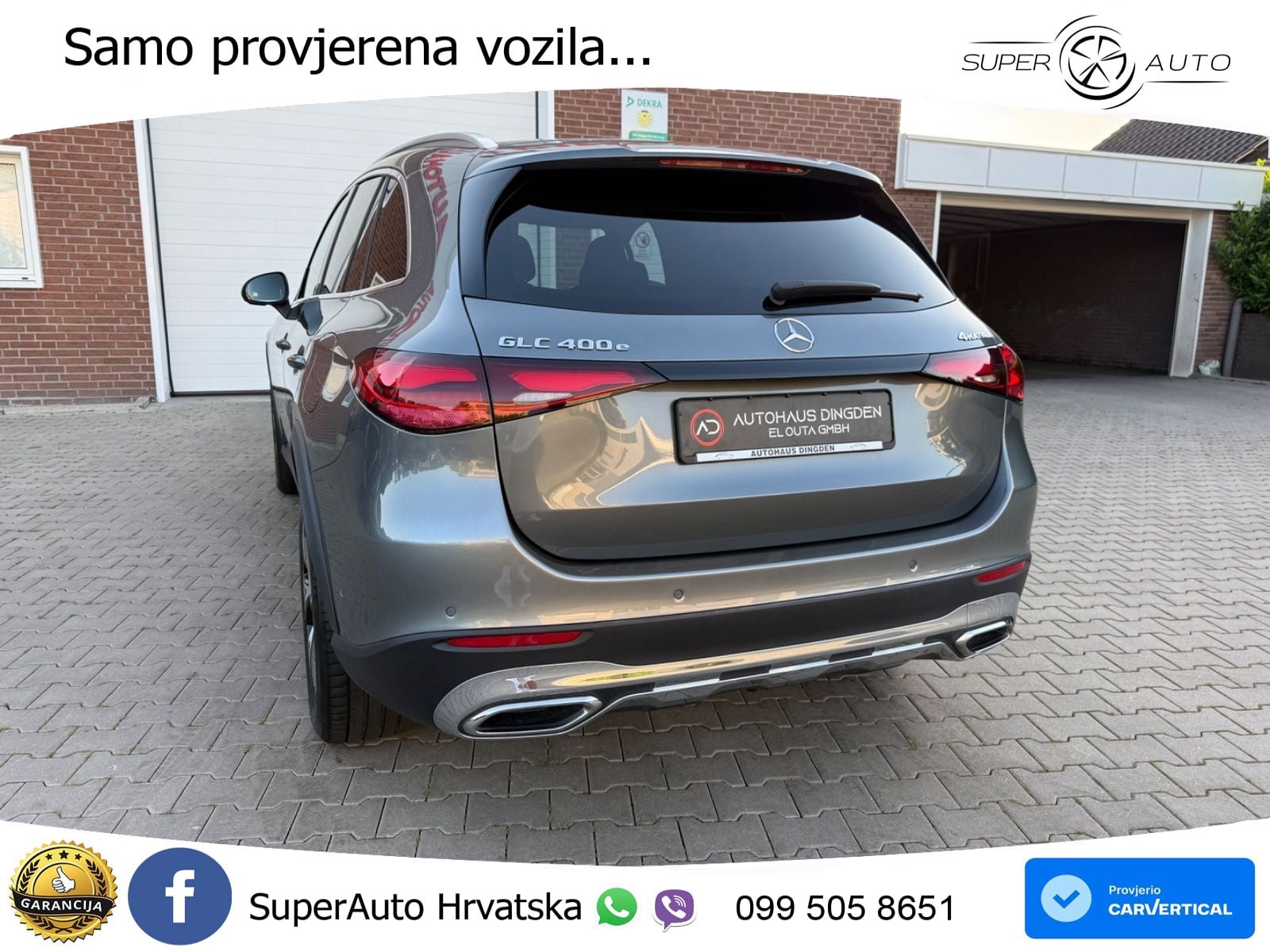 Mercedes GLC 400e (381 KS) 4MATIC 9G-TRONIC Avantgarde ZRAČNI+ACC+GR SJED+KAM