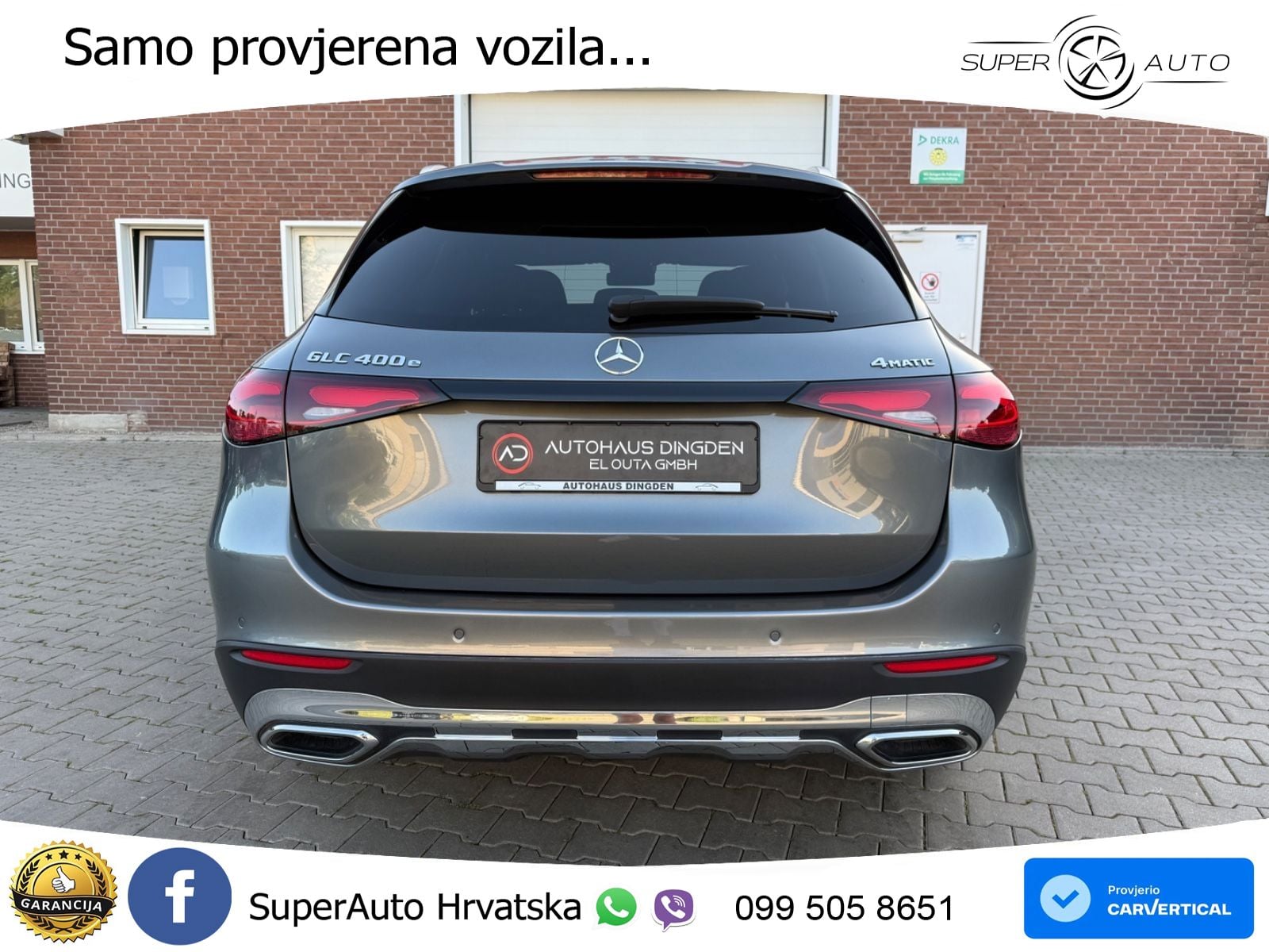 Mercedes GLC 400e (381 KS) 4MATIC 9G-TRONIC Avantgarde ZRAČNI+ACC+GR SJED+KAM