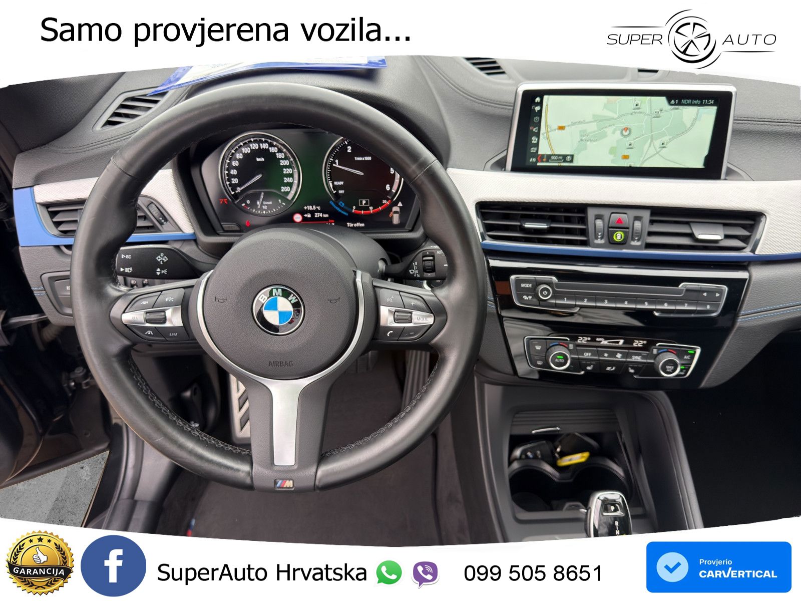 BMW X1 18d (150 KS) Steptronic M Sport LED+GR SJED+ACC